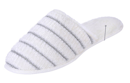 ROXONI Women Slipper Cozy Memory Foam, Indoor Outdoor Rubber Sole