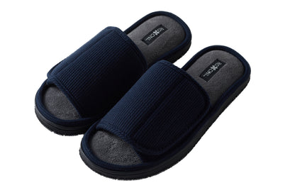 Roxoni Roxoni Men's Velco Closure Closure Memory Foam Slide Slipper