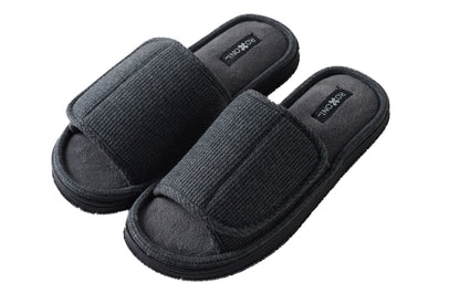 Roxoni Roxoni Men's Velco Closure Closure Memory Foam Slide Slipper