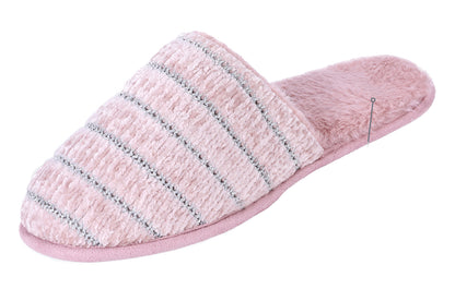 ROXONI Women Slipper Cozy Memory Foam, Indoor Outdoor Rubber Sole