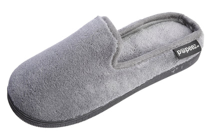 Pupeez Boy’s Terry Clog Big Kids Slippers