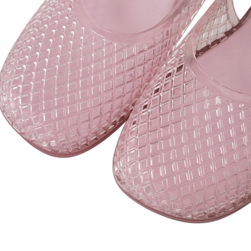 Roxoni Women’s Jelly Slingback Flats Breathable Mesh Sandals Lightweight Slip On Summer Beach Casual Shoes