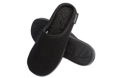 Pupeez Kid's Boy Memory Foam Comfort Indoor/Outdoor Suede Slip-On Clog Slipper