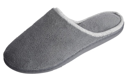 Roxoni Women’s Clog Slippers Microterry Memory Foam Comfy Footbed