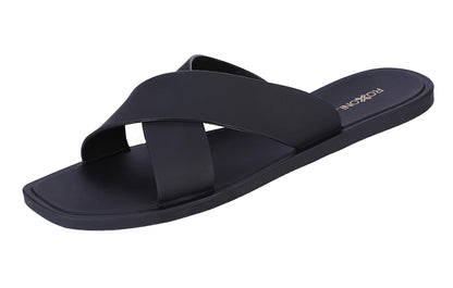 ROXONI Women Slippers Shower Pool Sandals Criss Cross Bathroom Quick Drying Slippers