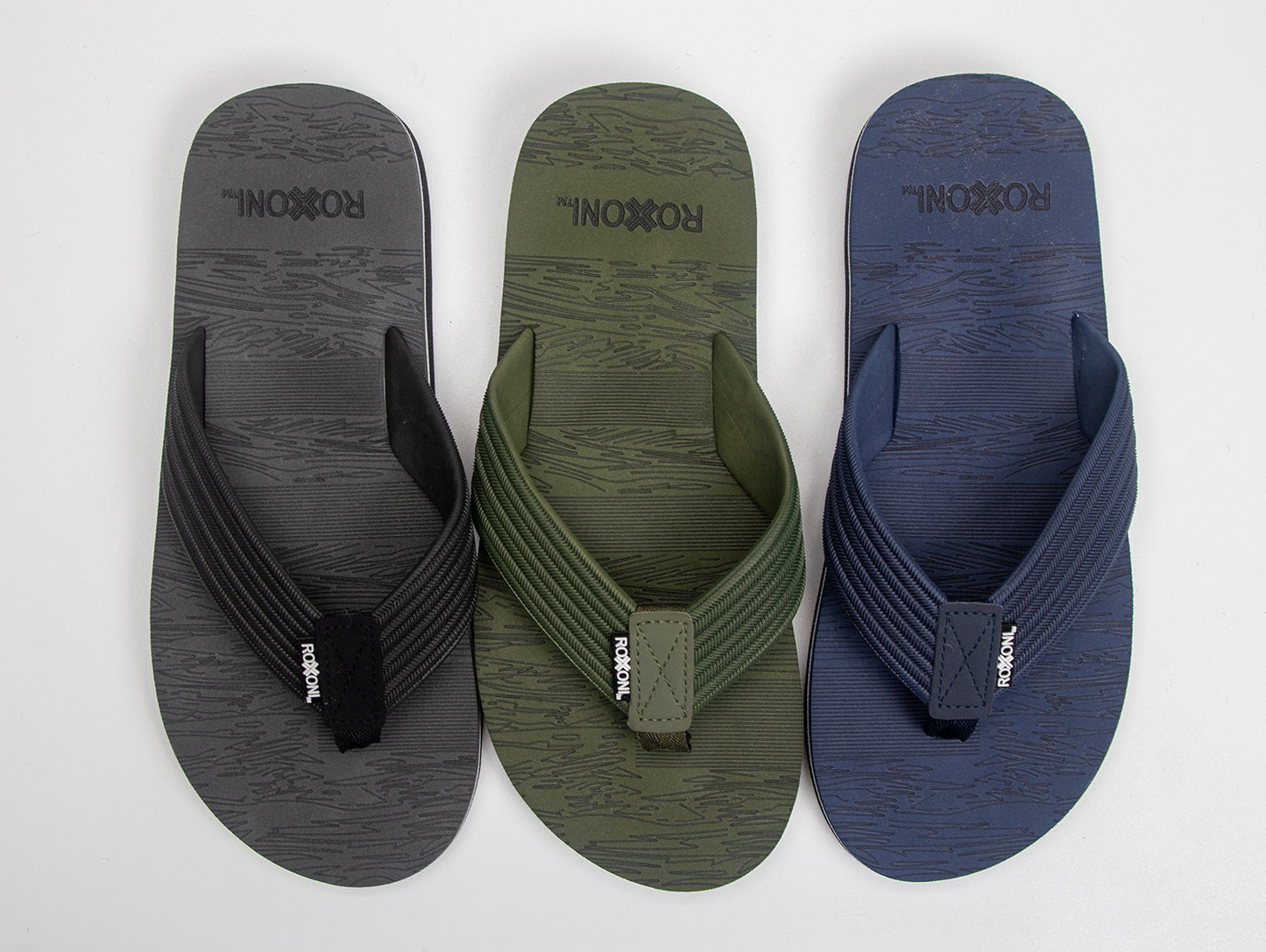 Roxoni Men's Lightweight Outdoor/Indoor Summer Slippers