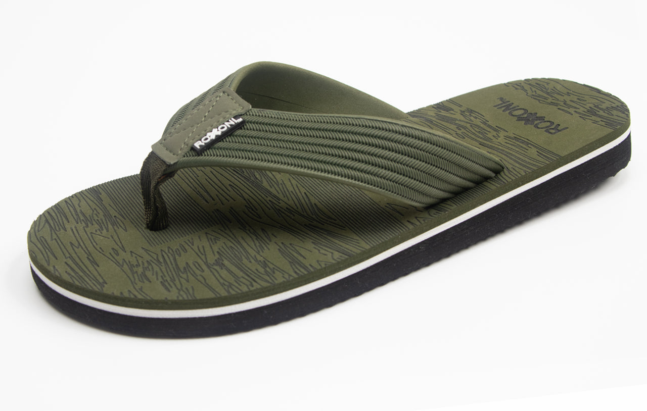 Roxoni Men's Lightweight Outdoor/Indoor Summer Slippers