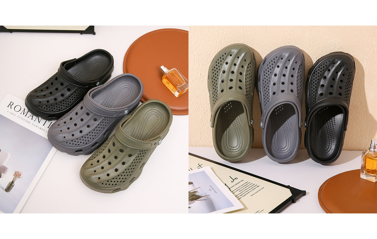 Roxoni Men’s Classic Slip On Clogs Sports Lightweight Slipper Stylish and Comfortable Footwear