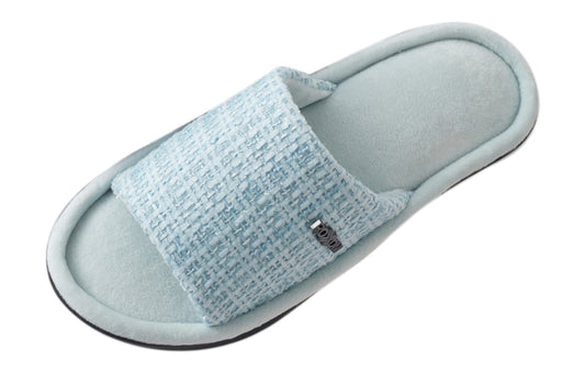 Roxoni Women’s Open Toe Indoor Slippers Soft Plush Slide House Shoes Cushioned Comfort Non Slip Sole Cozy Home Footwear