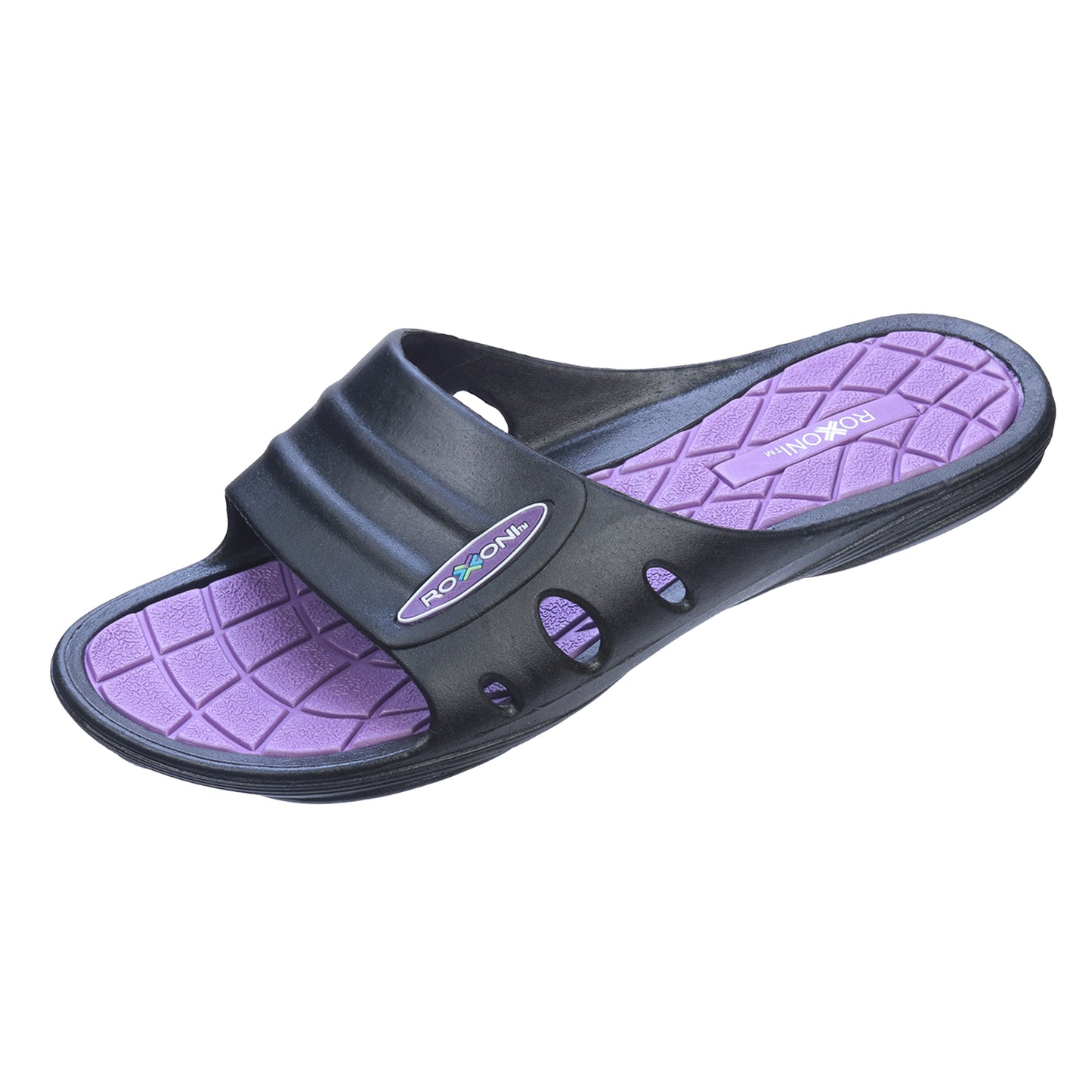 Roxoni Womens Summer Flip Flop Beach Open Toe Slide Sandals with Rubber Sole