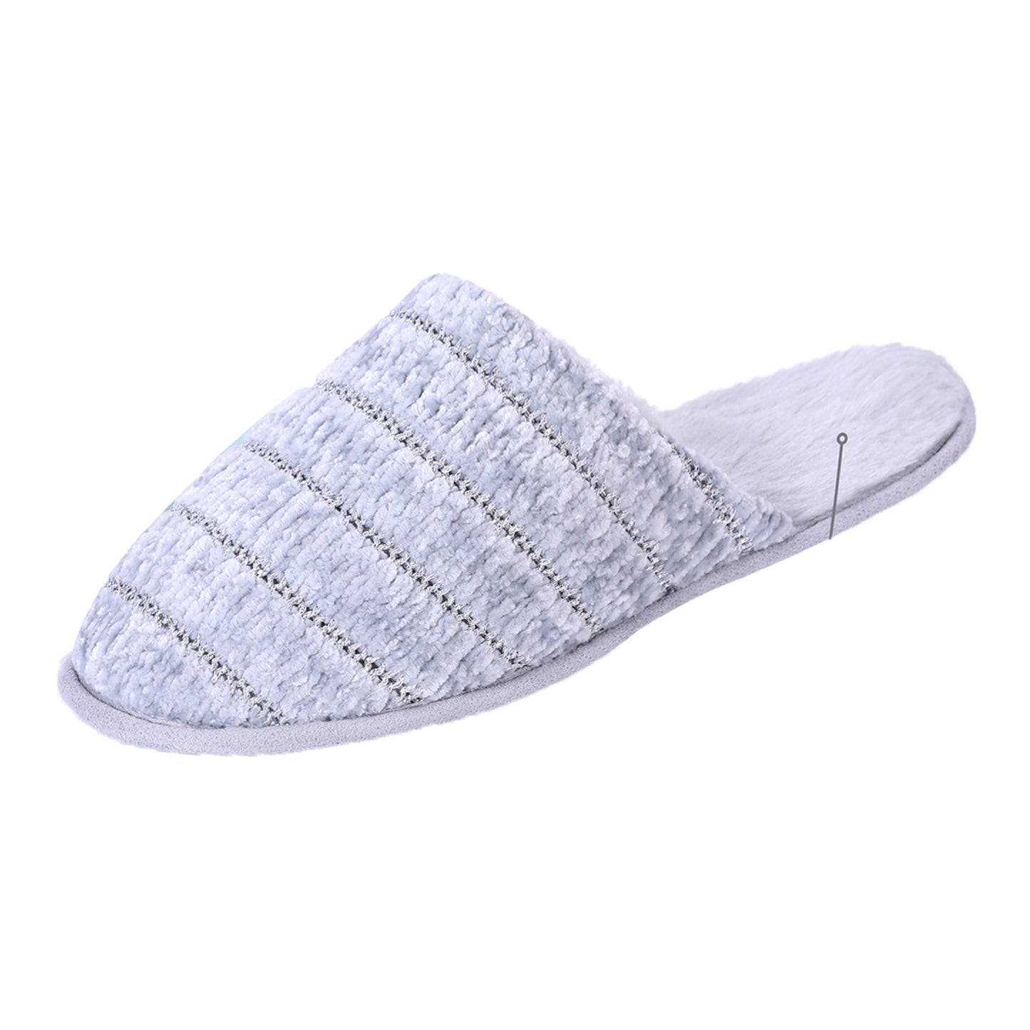 ROXONI Women Slipper Cozy Memory Foam, Indoor Outdoor Rubber Sole