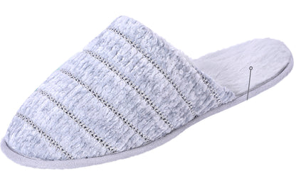 ROXONI Women Slipper Cozy Memory Foam, Indoor Outdoor Rubber Sole