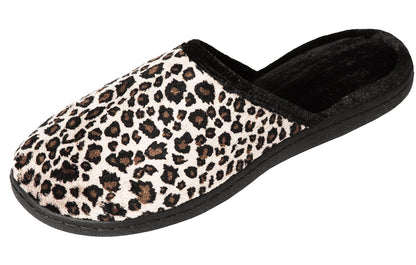 Women's Leopard Upper Slipper