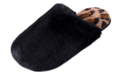 Roxoni Women's Winter Soft House Sweater Suede Furry Winter Slipper