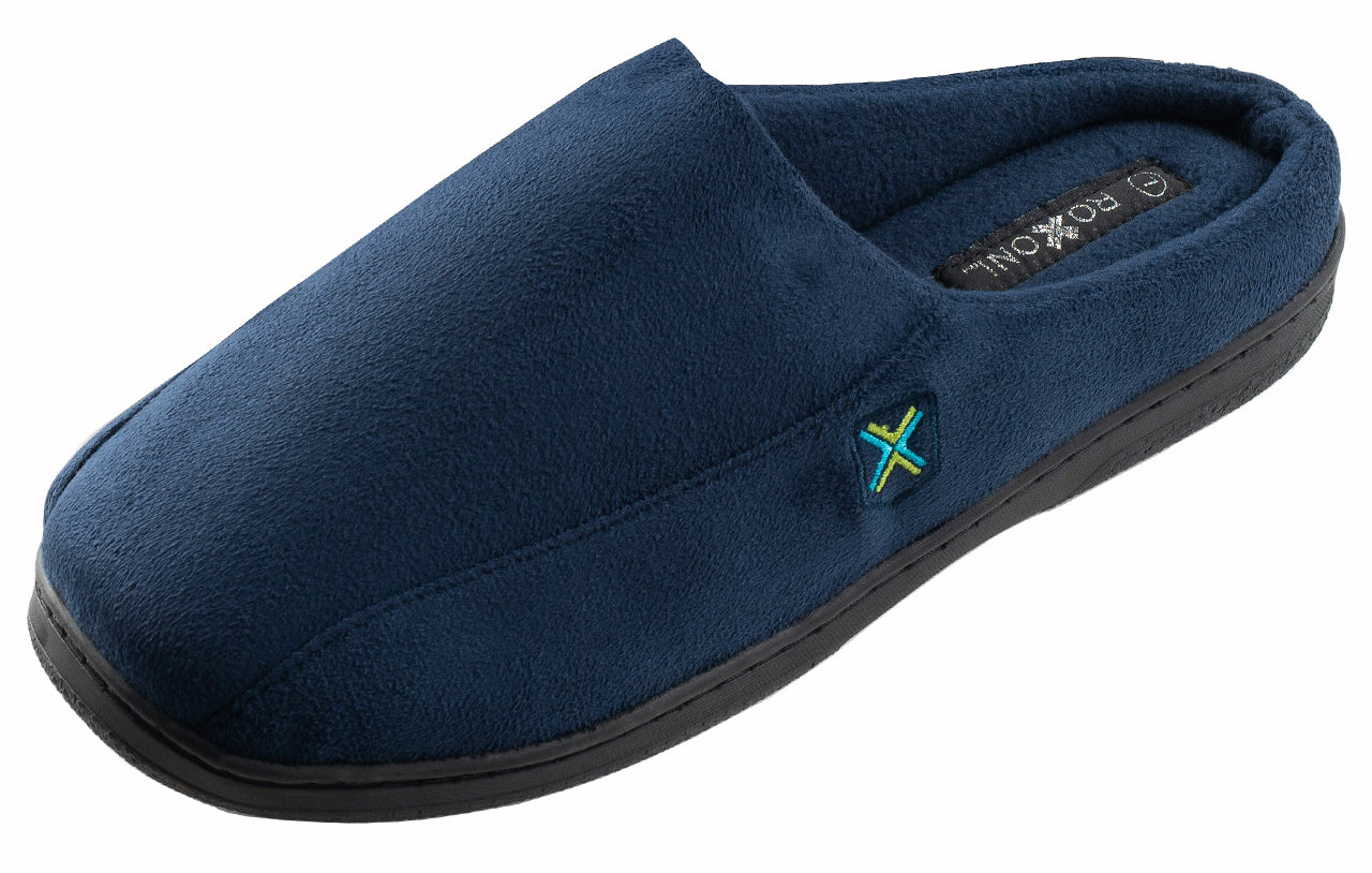 Roxoni Men's Memory Foam House Slippers