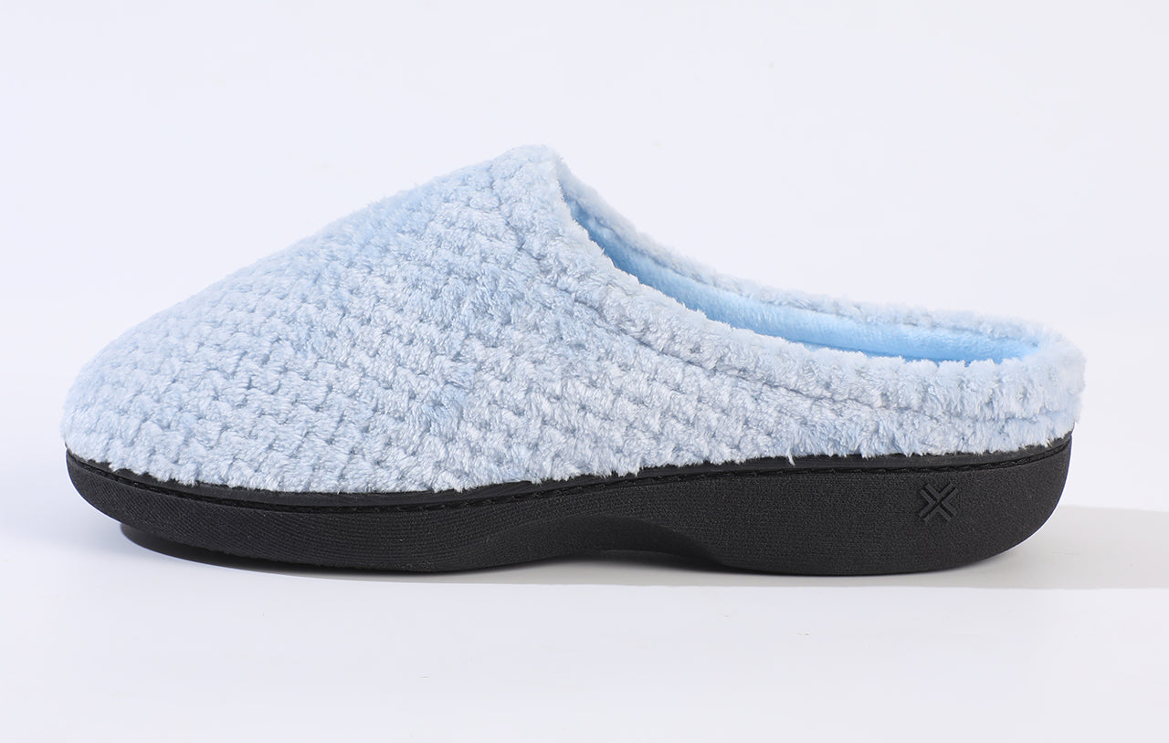 Roxoni Women's Closed Toe Memory Foam Cotton House Slipper