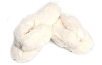 Roxoni Women's Indoor Cute Plush With Contrast Trimming House Slipper