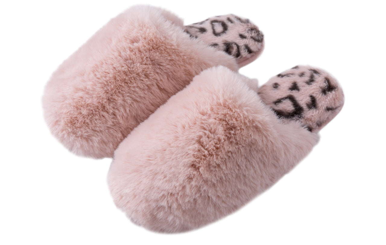 Roxoni Women's Winter Soft House Sweater Suede Furry Winter Slipper