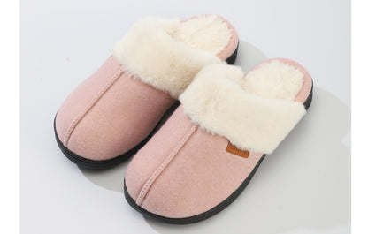 Roxoni Women's Winter House Fuzzy Fluffy Furry Cozy Clog Slipper