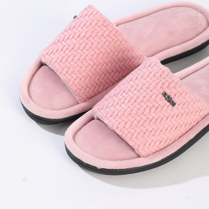 Roxoni Women's Indoor Outdoor Open Toe Rattan Fashion Slippers