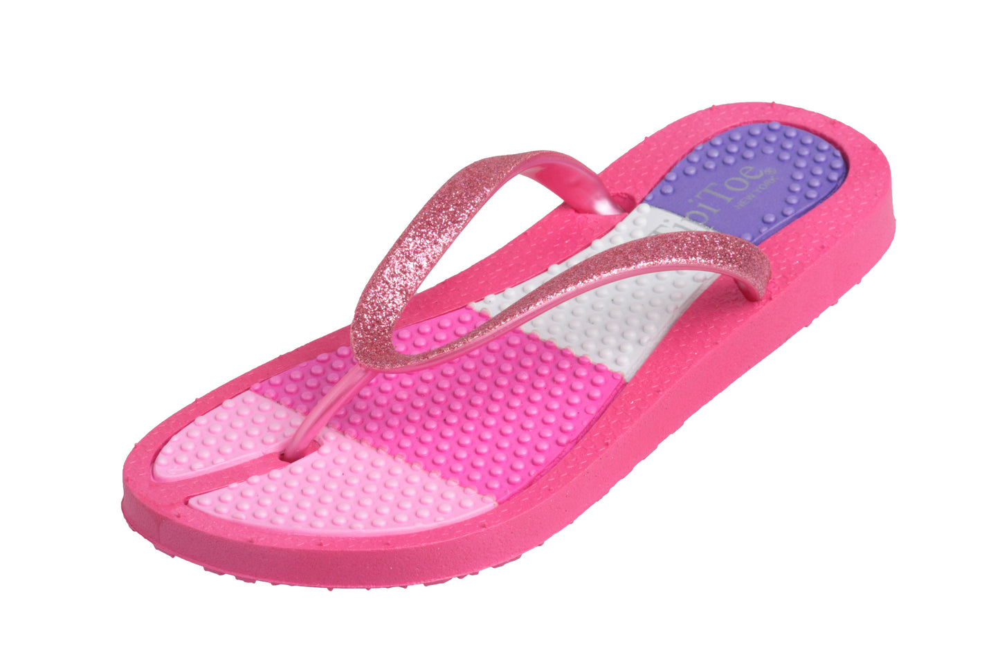 Pupeez Girl's Sparke Flip Flop Summer Sandal