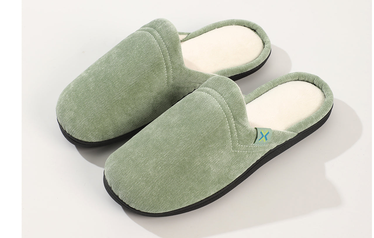 Roxoni Women's Closed Toe Memory Foam Insole House Slipper