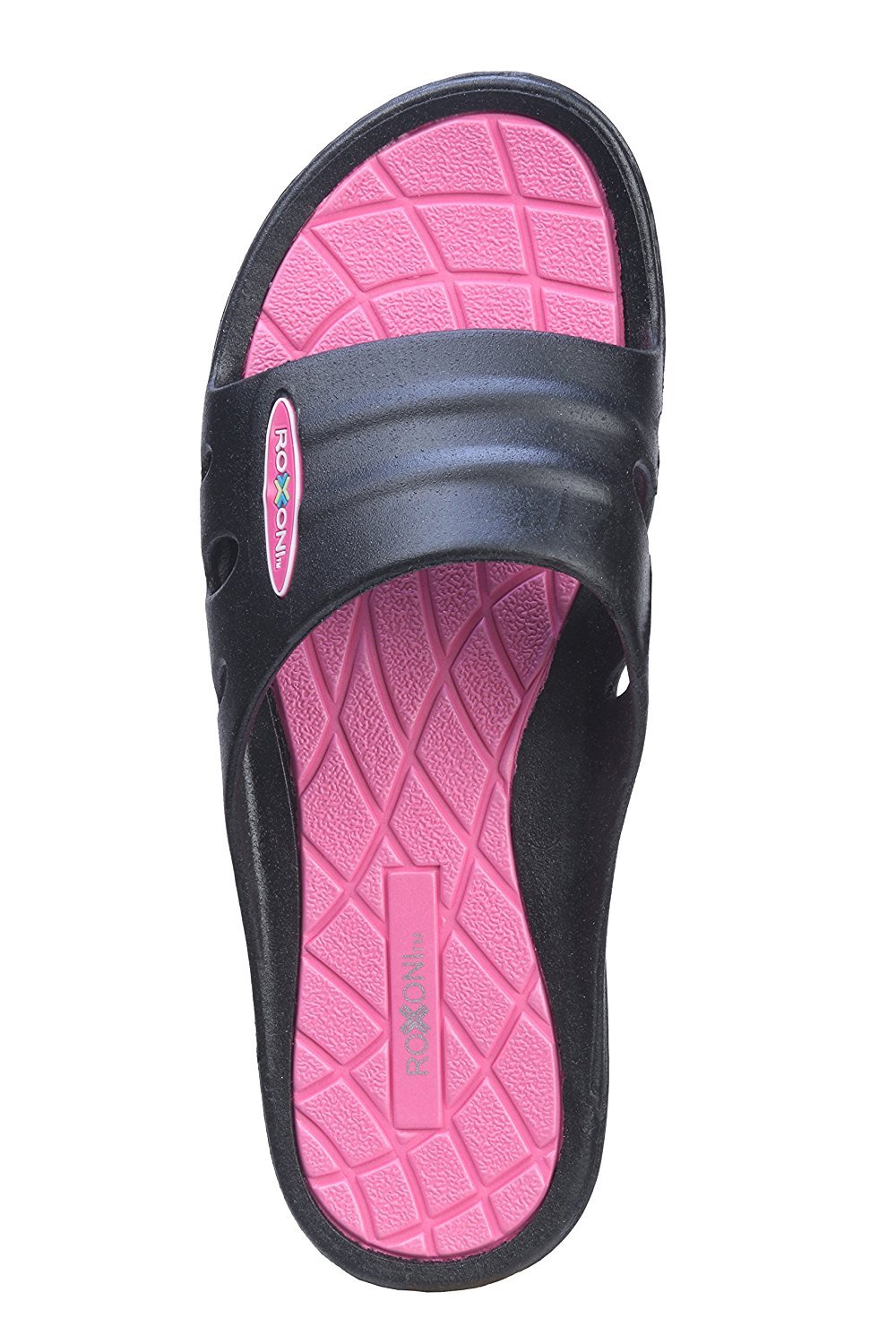 Roxoni Womens Summer Flip Flop Beach Open Toe Slide Sandals with Rubber Sole