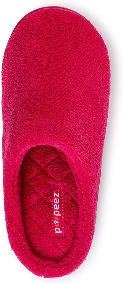 Pupeez Girls Classic Terry Clog Slippers