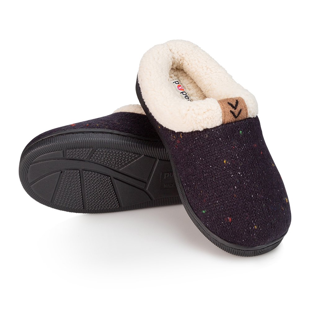 Pupeez Girls Slipper Cozy Warm Clog Kids House Shoe Rubber Sole