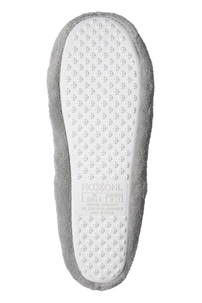 Roxoni Women's Terry Classic Cotton Ballerina Slippers (Pack of 2)