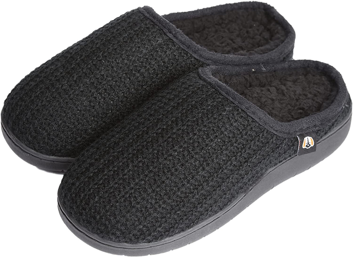 Pupeez Roxoni Boy's Slippers, Memory Foam Suede Moccasin