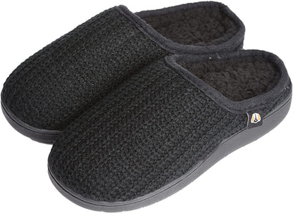 Pupeez Roxoni Boy's Slippers, Memory Foam Suede Moccasin