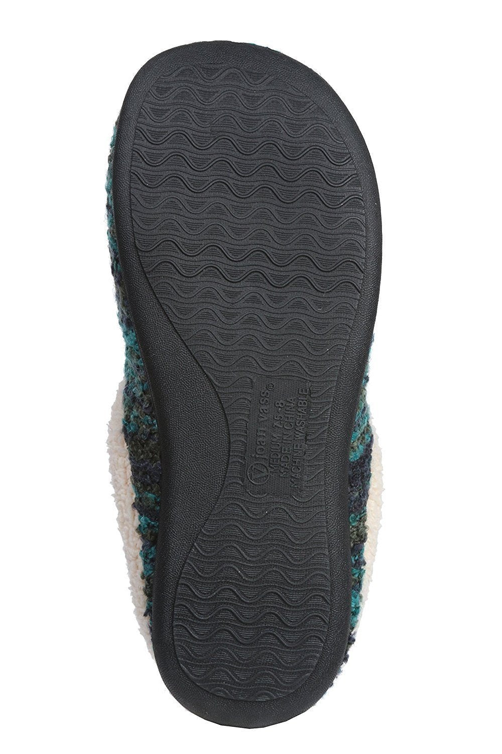 Roxoni Womens Knitted Fleece Lined Clog Slippers Warm House Shoe