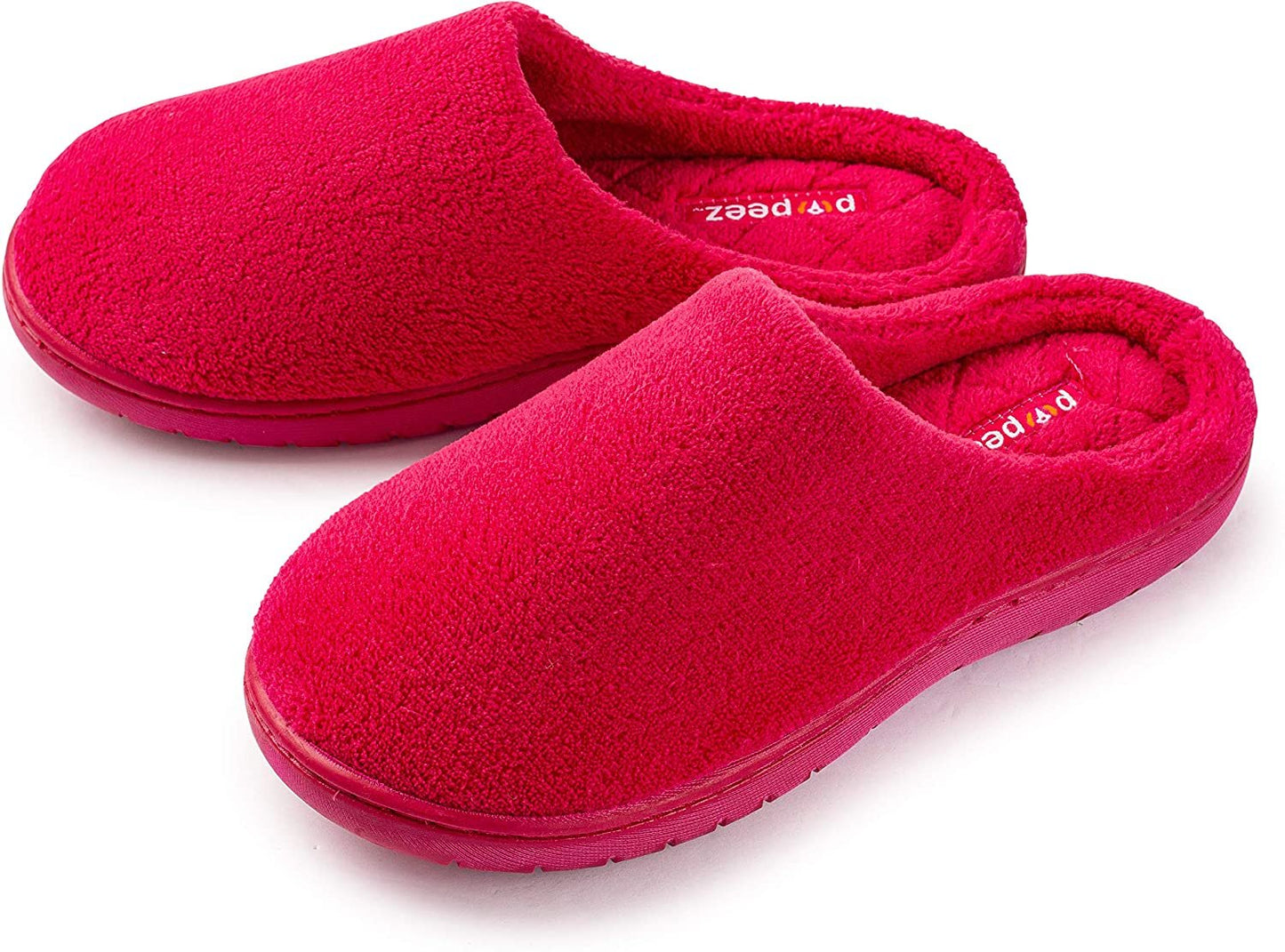 Pupeez Girls Classic Terry Clog Slippers