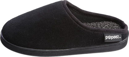 Pupeez Boy’s Terry Clog Big Kids Slippers