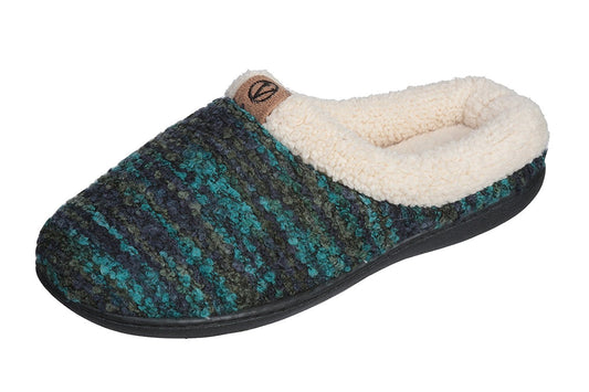 Roxoni Womens Knitted Fleece Lined Clog Slippers Warm House Shoe