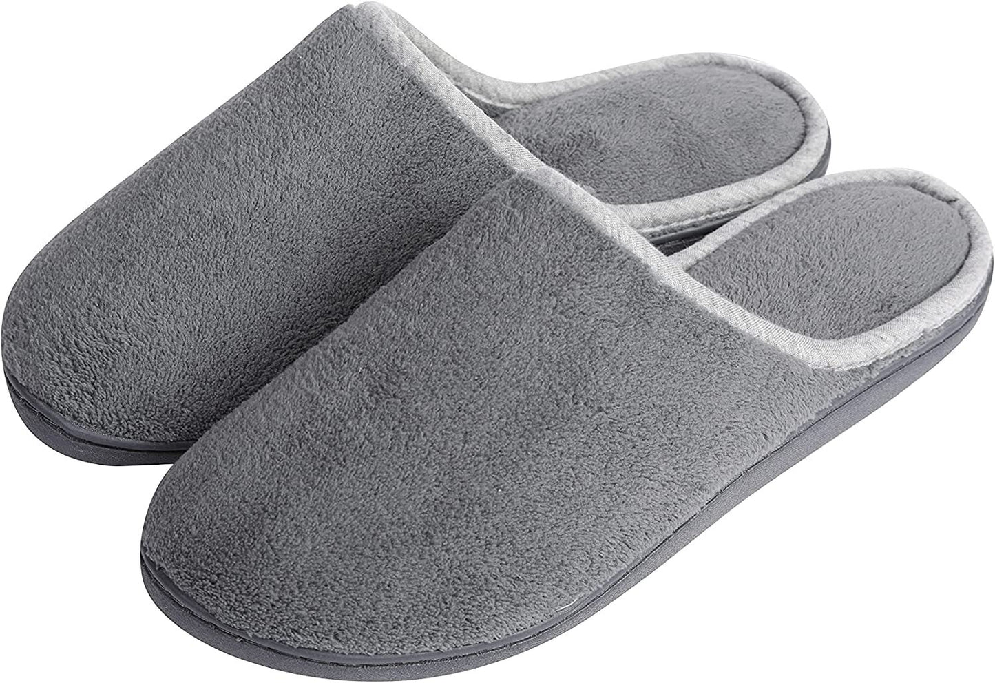 Roxoni Women’s Clog Slippers Microterry Memory Foam Comfy Footbed