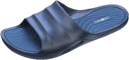 Roxoni Men's Comfort Open Toe Slide Sandals, Anti Skid Rubber Sole, -sizes 8 to 13 -style #1245