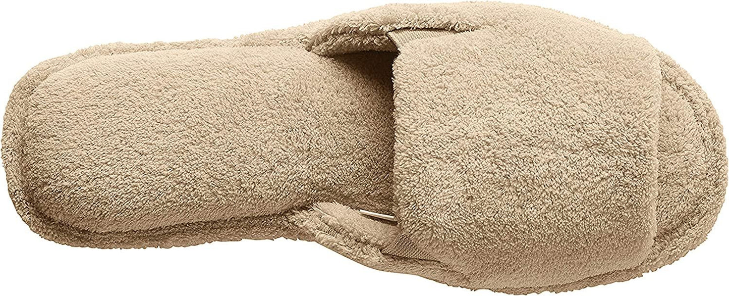 Roxoni Ultra Soft Spa Slippers for Women Cozy, Fuzzy Terry Bathroom, House and Shower Shoes