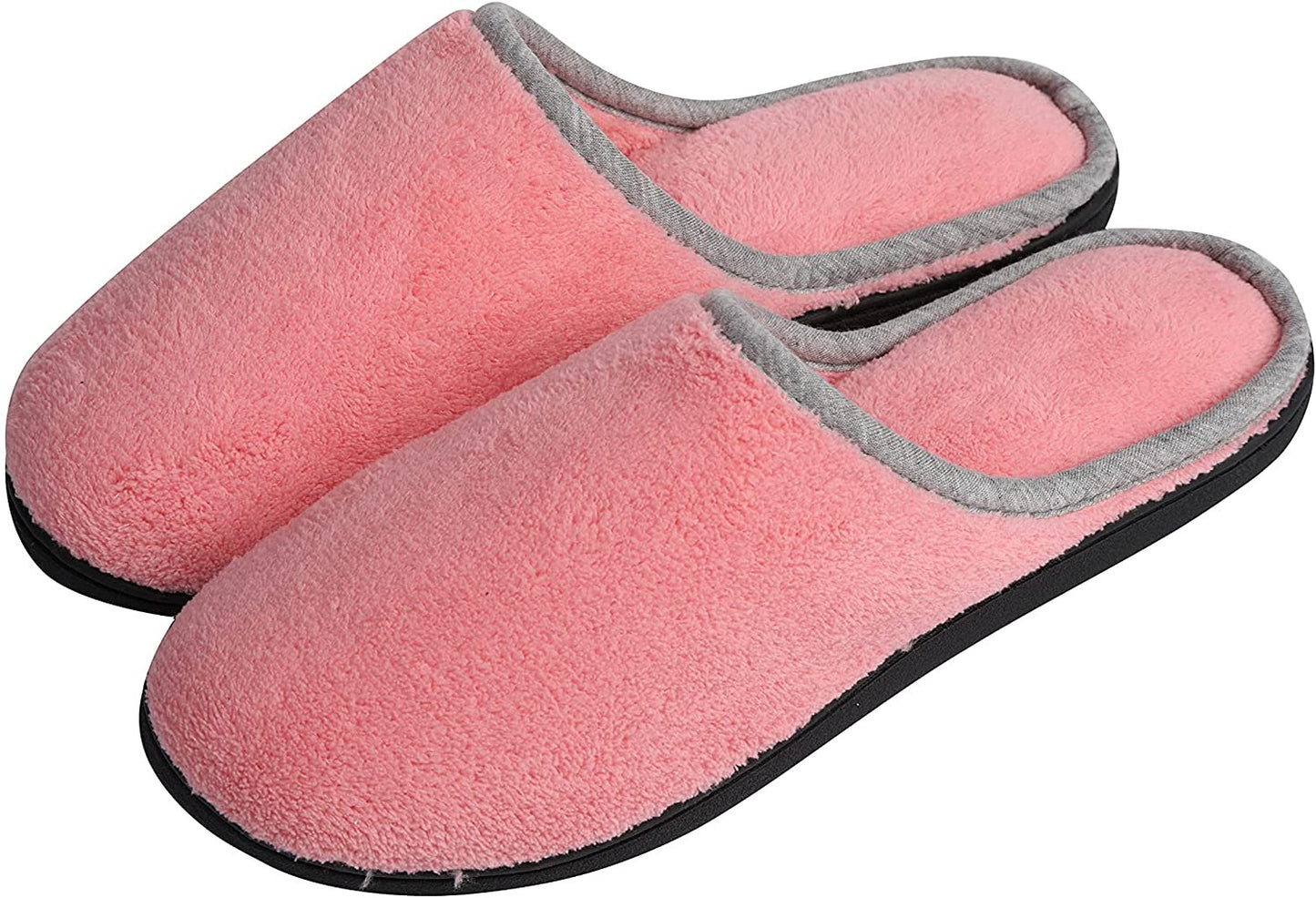 Roxoni Women’s Clog Slippers Microterry Memory Foam Comfy Footbed