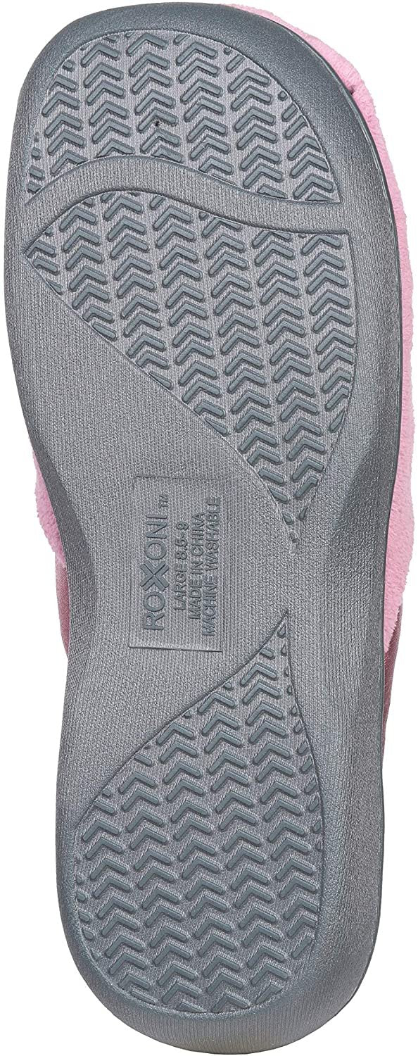 Roxoni Women's Comfort Slip On Memory Foam French Terry Lining Indoor Outdoor