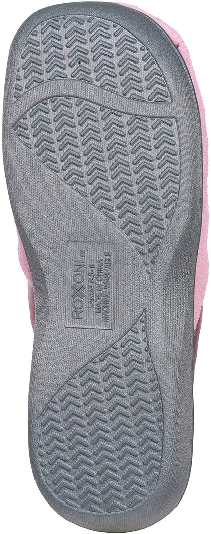 Roxoni Women's Comfort Slip On Memory Foam French Terry Lining Indoor Outdoor