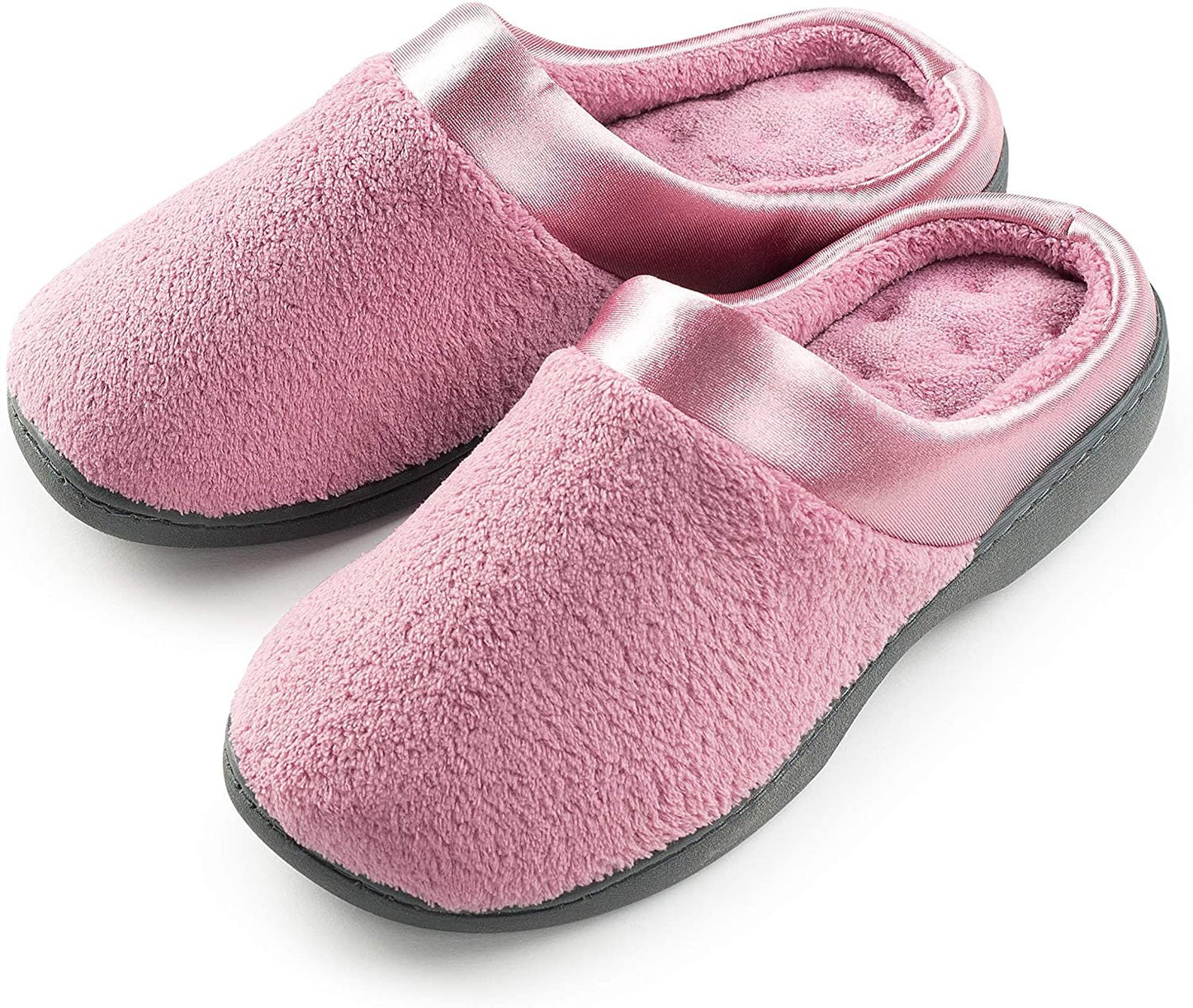 Roxoni Women's Comfort Slip On Memory Foam French Terry Lining Indoor Outdoor