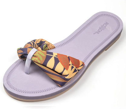 Floral Lace Strap Slippers for Women – Cute Womens Slippers with Color Flower Patterns – Boho Indoor Outdoor for Summers – Stylish & Trendy Casual Slippers