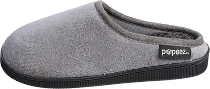 Pupeez Boy’s Terry Clog Big Kids Slippers