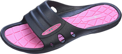 Roxoni Womens Summer Flip Flop Beach Open Toe Slide Sandals with Rubber Sole