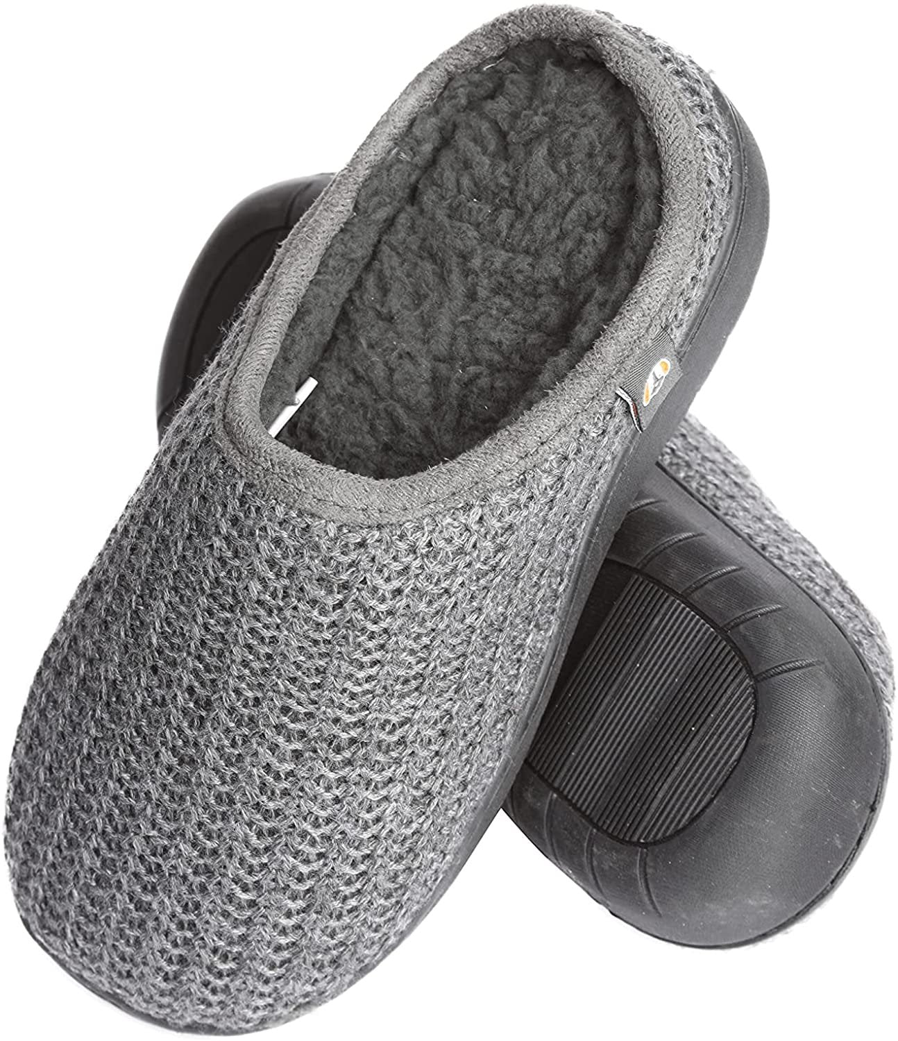 Pupeez Roxoni Boy's Slippers, Memory Foam Suede Moccasin