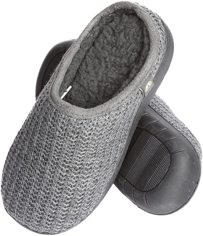 Pupeez Roxoni Boy's Slippers, Memory Foam Suede Moccasin