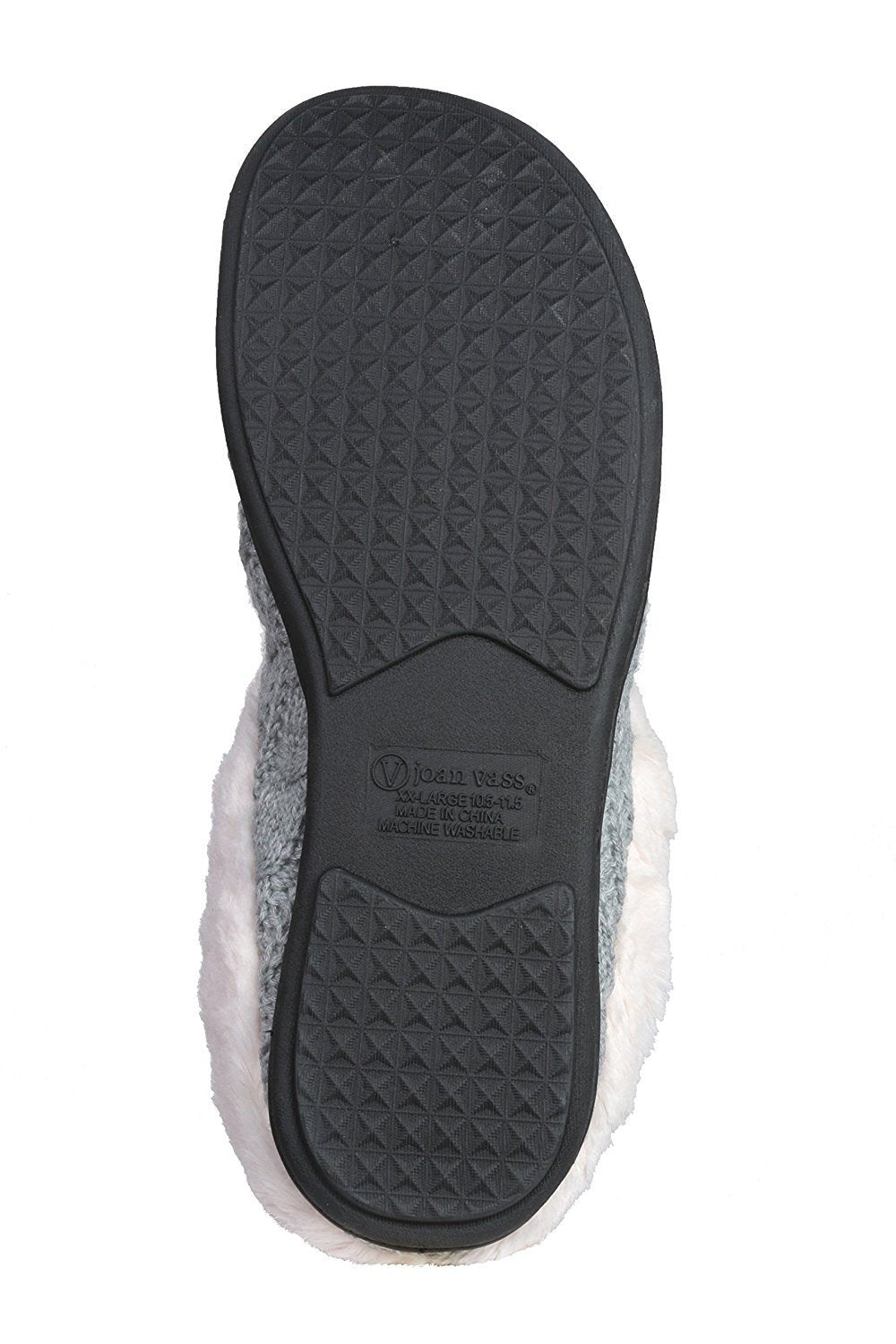 Roxoni Women's Slippers Cable Knit Super Cozy Comfort Clog