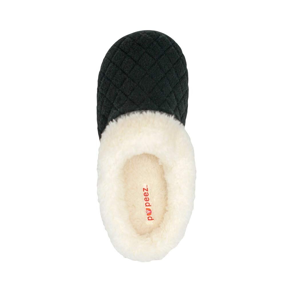 Pupeez Girls Slipper Cozy Comfort Warm Quilted Fleece Clog House Shoe